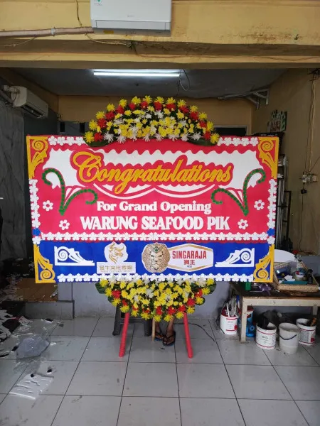 Papan Bunga Ucapan Selamat Manyar Sabrangan Mulyorejo