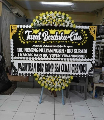 Papan Bunga di Manyar Sabrangan Mulyorejo